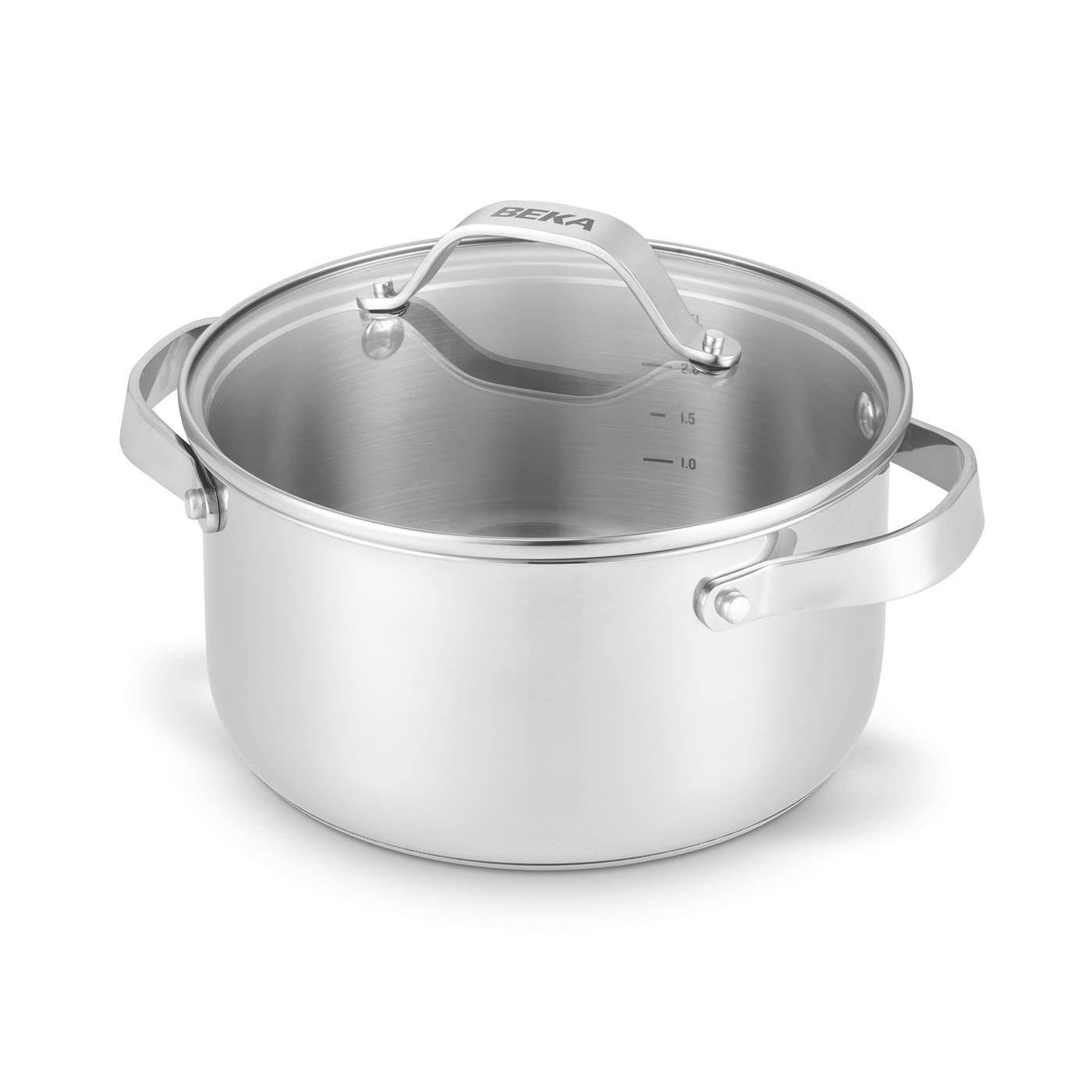 BEKA CICLA Kookpan met deksel 24cm