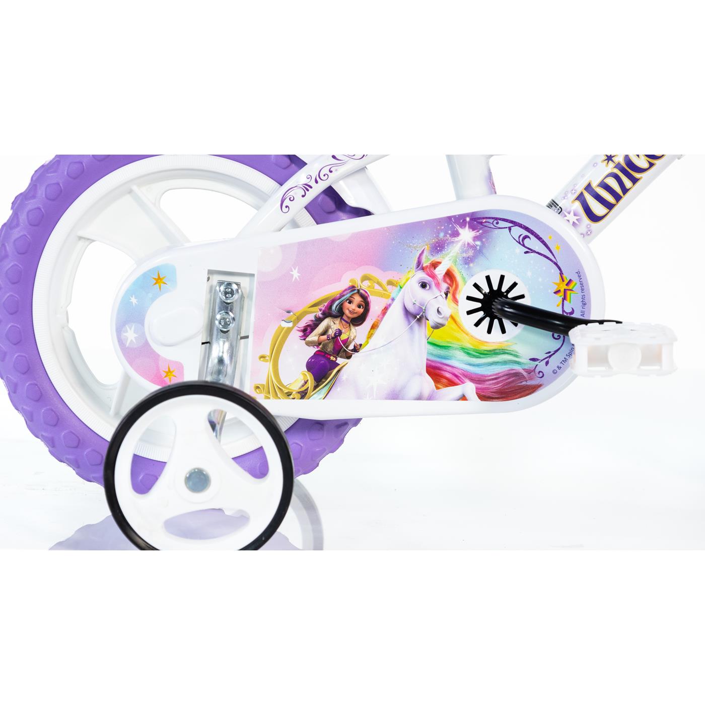 Dino Kinderfiets Unicorn academy 12 inch